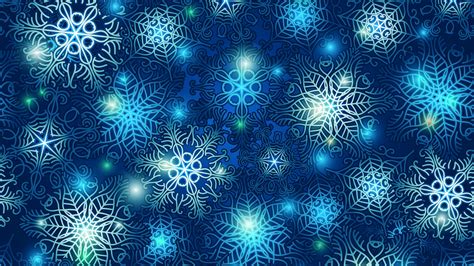 Download Blue Artistic Snowflake 4k Ultra HD Wallpaper