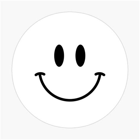 130 White Happy Face :) Smiley by YourSmileyFace | Redbubble | Happy face, Happy smiley face ...