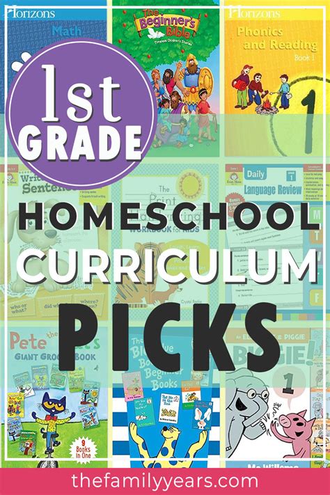 The BEST 1st Grade Homeschool Curriculum