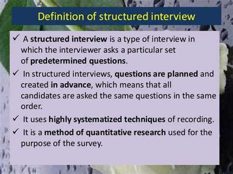 Interview Method of Psychology