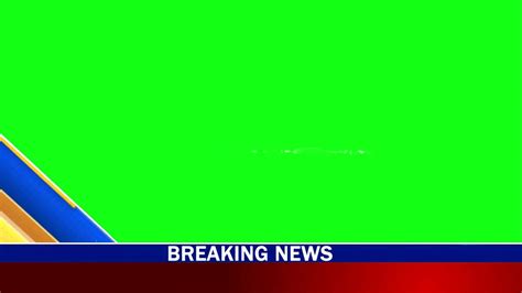 Breaking News Animation|Lower third Green Screen Template For News ...