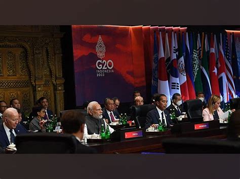 PM Modi participates in G20 summit's second working session in Bali ...