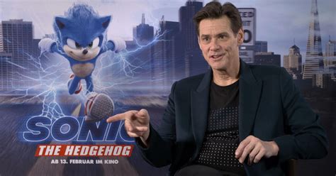 "Sonic the Hedgehog": Hollywoodstar Jim Carrey im Exklusiv-Interview ...