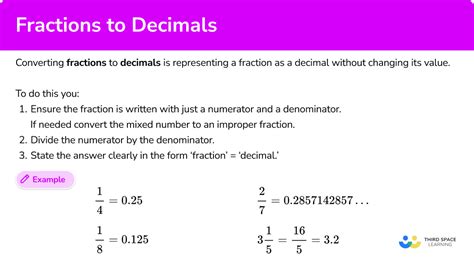 Mixed Fraction Into Decimal