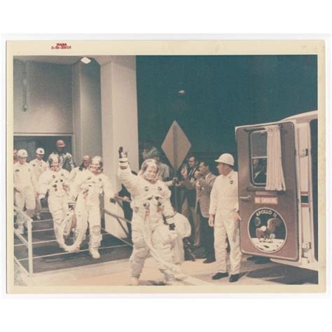 Sold Price: Apollo 11 Crew Walkout NASA Numbered Glossy Photo - September 6, 0122 8:00 AM PDT