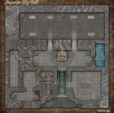 RPG Encounters Map - Cult by Alegion on DeviantArt