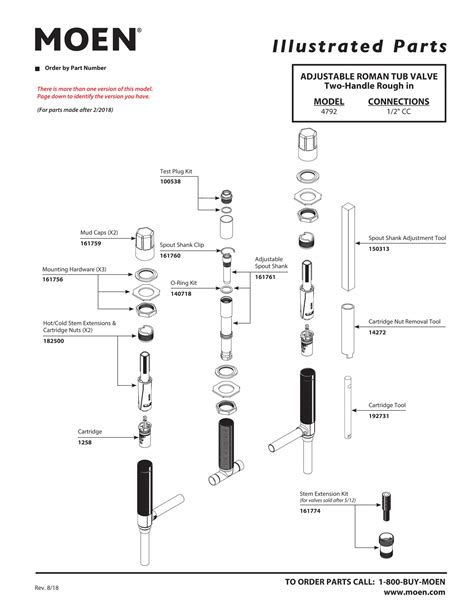 Moen Eva Roman Tub Faucet Parts | Reviewmotors.co