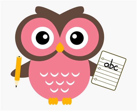 Cute Teacher Owl Clipart , Free Transparent Clipart - ClipartKey