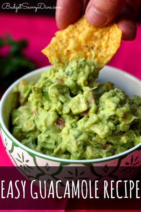 Easy Guacamole Recipe | Budget Savvy Diva