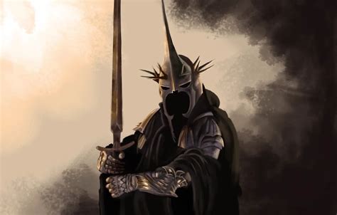 Wallpaper The Lord Of The Rings, Art, Nazgul, The sorcerer king of Angmar images for desktop ...