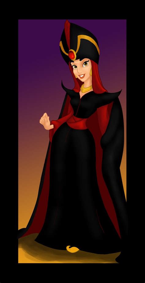 Jasmine as Jafar (by LaLuneNoire @deviantART) | Disney movie characters ...