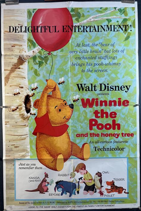 WINNIE THE POOH E THE HONEY TREE, Sterling Holloway, Bruce Reitherman, original vintage Disney ...