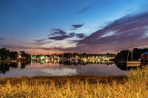 Sunset Over Warwick Cove In Rhode Island Photograph by Alex Grichenko | Fine Art America