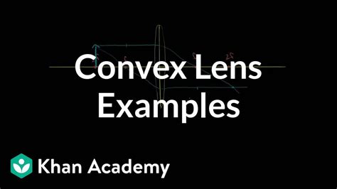 Convex lens examples | Geometric optics | Physics | Khan Academy - YouTube