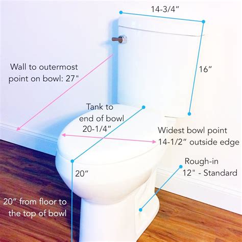 20 inch Extra-tall bowl toilet. Dual flush, Metal handle, Slow-close ...