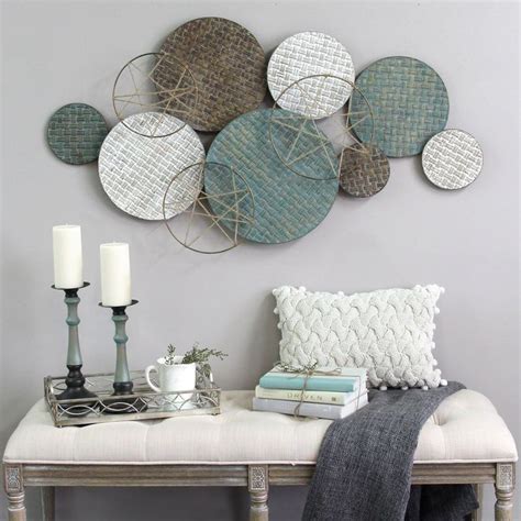 Textured Metal Plate Wall Decor | Plates on wall, Modern wall decor, Wall decor online