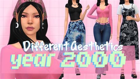 Y2k Aesthetic Sims 4