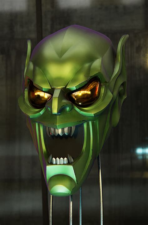 ArtStation - Green Goblin mask , Šimon Lánský