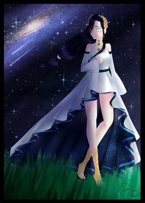 Asteria Goddess of Stars | Drawing Amino