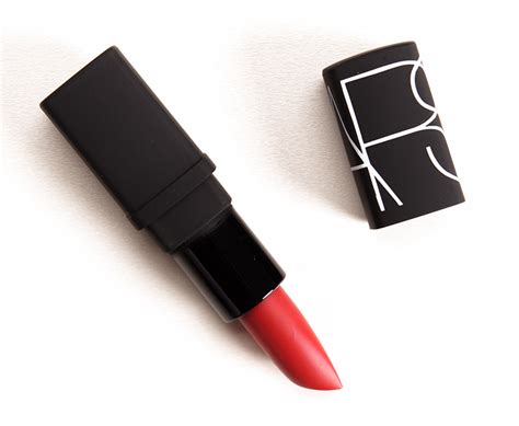 NARS Jungle Red Lipstick (Discontinued) Review & Swatches