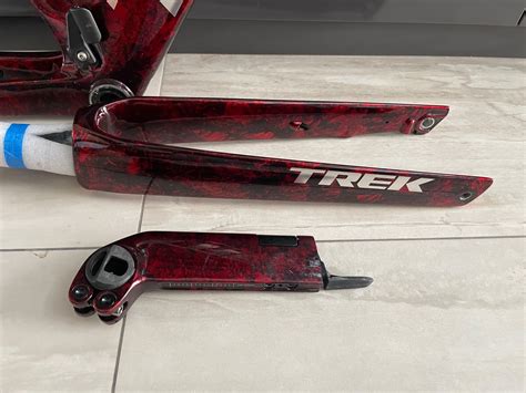 Trek Madone (Project One ) molten lava 54cm Disc brake, Sports ...