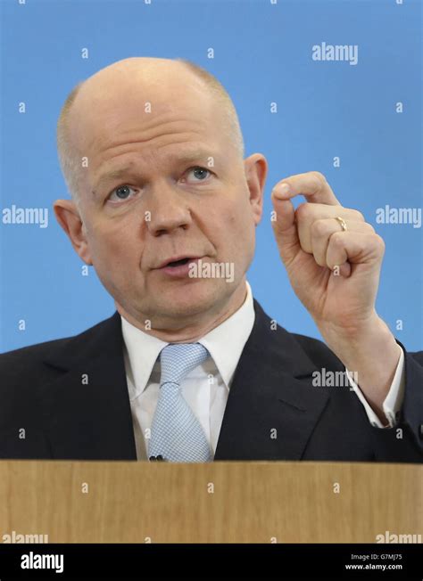 William Hague speech Stock Photo - Alamy