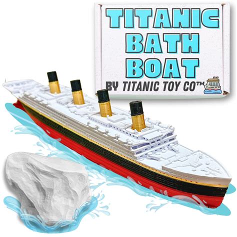 Buy Titanic Bath Boat And Pool Toy By TitanicToyCo, RMS Titanic Toys For Kids, Historically ...