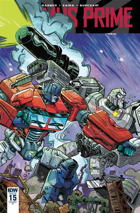 IDW Transformers: Optimus Prime #15 Cover A and Retailer Incentive Cover - Transformers News ...