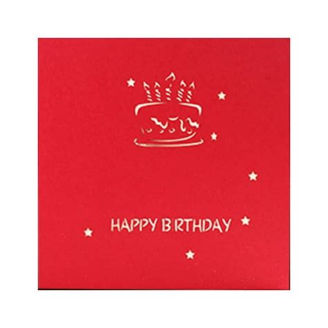 3D Music Birthday Cards, Pop up Musical Birthday Cake Happy Birthday ...