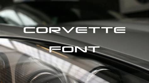 Corvette Font Free Download