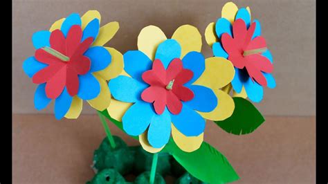 How To Make A Flower With A4 Paper at Stephen Waller blog