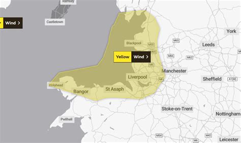 70mph winds expected in Southport overnight as yellow weather warning ...