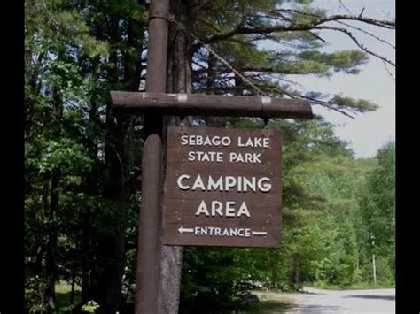 Sebago Lake State Park Campground - YouTube