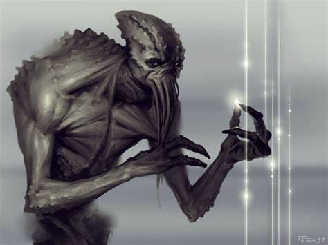 Alien concept 2, Taran Fiddler on ArtStation at https://www.artstation ...