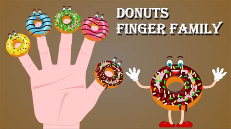 Donut Finger Family Songs | Daddy Finger Nursery Rhymes - YouTube