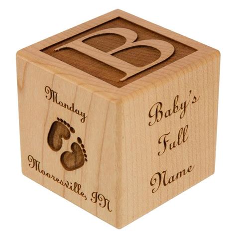 Personalized Baby Block - Craft-E-Family