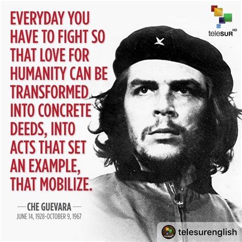 revolutionary #CheGuevara. Che was 39 when he was executed by the United… | Revolution quotes ...