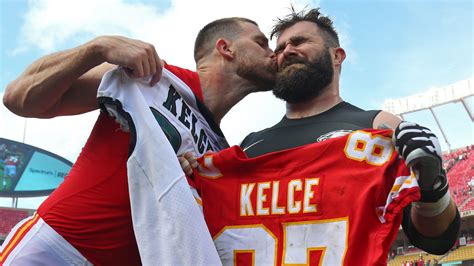 Kelce brothers, Jason and Travis, grew up amid 'enjoyable chaos'