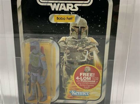 Kenner Star Wars 1982 Boba Fett 47-Back 4-Lom Offer ~ESB AFA 75+ Graded ...