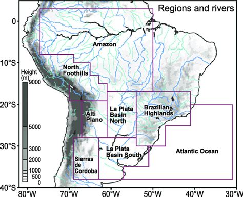 Mountain Ranges In South America Map - Winne Karalynn