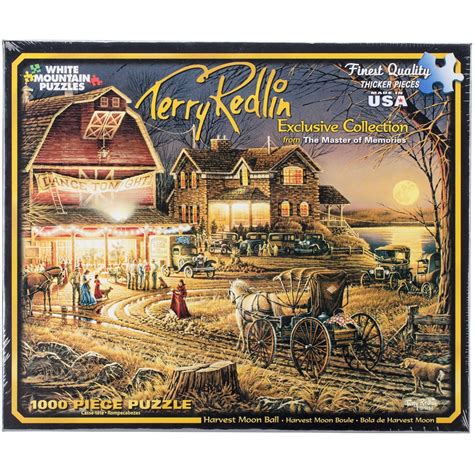 Terry Redlin Harvest Moon Ball Jigsaw Puzzle, 1000 Pieces, 24" x 30" - Walmart.com