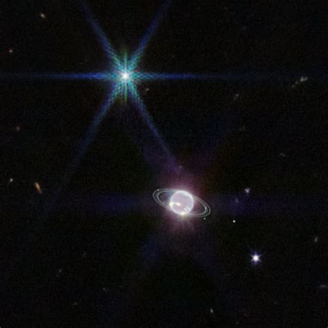 James Webb Telescope Captures Clear Photo of Neptune's Rings and Moons ...