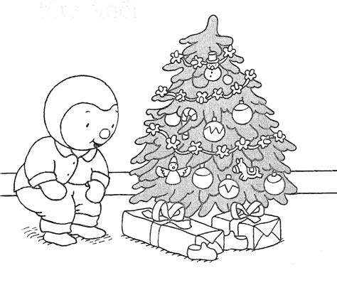 Christmas tree coloring page to print - Christmas Coloring Pages for Kids