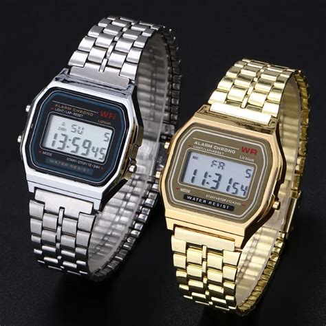 Famous Brand JW Digital LED Watches 2017 Luxury Casual Sport Gold ...