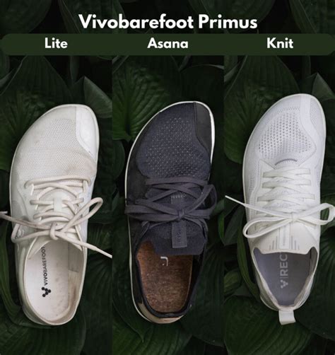 Vivobarefoot Primus Comparison Review: Lite, Asana and Lite Knit