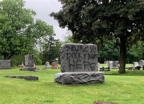 Six gravestones at Greenwood Cemetery vandalized earlier this week ...