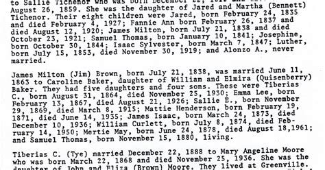 Ohio County, Kentucky History: Agnes Ashby's “The Family Tree” March 12, 1970