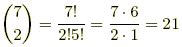 Mathwords: Binomial Coefficients