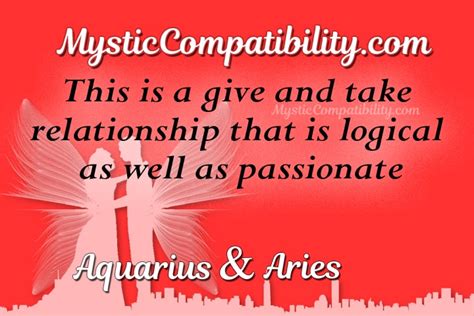 Aquarius Aries Compatibility - Mystic Compatibility