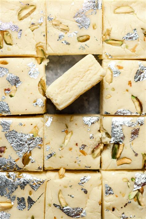 Plain Milk Barfi (Indian Milk Fudge) - Masala and Chai